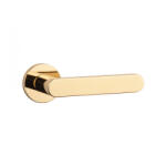  APRILE ALORA Körrozettás R SLIM 7MM LG - Fényes arany színű (CSAK KILINCS FELSŐ ROZETTÁN) (AS-ALORA-R-7S-LG)
