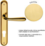 LINEA CALI Garda szatén réz Pajzsos kilincsgarnitúra 670 PL OS (LC-K405-OS)