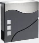 Gomboss/Perfekto Postaláda Quaranta Fekete-Ezüst (49-S96957-64)