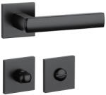 APRILE HOSTA Négyzetrozettás Q SLIM 7MM BLACK - Fekete WC (AT-HOSTA-Q-7S-BLACK-58)