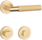 STERK OVAL 1742 Körrozettás PRO 8MM MG - Szatén arany színű WC (SH-OVAL-1742-PRO-8MM-MG-58)