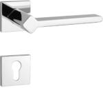 APRILE NINFEA Négyzetrozettás Q SLIM 7MM LC - Fényes króm PZ (AS-NINFEA-Q-7S-LC-52)