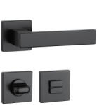  APRILE PINA Négyzetrozettás Q SLIM 7MM BK - Fekete WC (AS-PINA-Q-7S-BK-58)