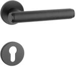 APRILE EGERIA Körrozettás R SLIM 7MM BK/ Fekete bőr - Fekete/ Fekete bőr PZ (AS-EGERIA-R-7S-BK-BLACK-LEATHER-52)