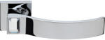 LINEA CALI Elios Crystal fényes króm négyzetrozettás kilincsgarnitúra 1340 RB 019 CR (LC-K301-CR)