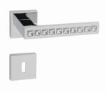 Linea Cali Reflex fényes króm négyzetrozettás kilincsgarnitúra 1215 RB 019 CR (LC-K484-CR)