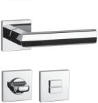  APRILE FRESIA Négyzetrozettás Q SLIM 7MM LC - Fényes króm WC (AS-FRESIA-Q-7S-LC-58)