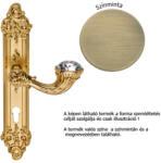 LINEA CALI Brilliant Diamond matt patinás Pajzsos kilincsgarnitúra 1527 PL PM (LC-K125-PM)