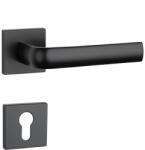 APRILE MELA Négyzetrozettás Q SLIM 7MM BK - Fekete PZ (AS-MELA-Q-7S-BK-52)