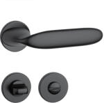 APRILE PEONIA Körrozettás R SLIM 7MM BK - Fekete WC (AS-PEONIA-R-7S-BK-58)