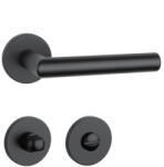 APRILE ARABIS Körrozettás R SLIM 7MM BLACK - Fekete WC (AT-ARABIS-R-7S-BLACK-58)