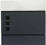 Gomboss/Perfekto Postaláda Dieci Fekete-Ezüst (49-S96951-64)