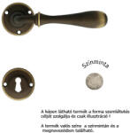 Linea Cali Tosca antik fém körrozettás kilincsgarnitúra 745 RB 110 FV (LC-K536-FV)