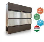 Gomboss/Perfekto Postaláda Fence Design III. Barna+szálcsiszolt dekor (30-P00042-28)