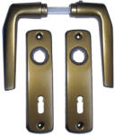 Gomboss/perfekto Alu 410 Pajzsos Ajtókilincs F4 bronz 55 mm BB (64-000160-20)