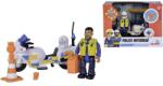 Simba Toys Motocicleta de politie Fireman Sam, cu figurina Figurina