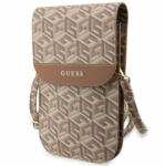 GUESS GCube Stripe GUWBHGCFSEW kis táska, barna (GUWBHGCFSEW)
