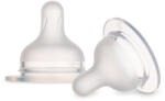 Canpol babies Etetőcumi S-alakú cumisüvegekhez, szilikon, 9m+, 2 db