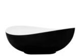 Besco Cada freestanding Besco Siya negru-alb 171.5x101 cm (BSCWMD-172-SBW)