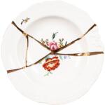 Seletti Farfurie adâncă KINTSUGI 2 22 cm, alb, Seletti (SLT09622)