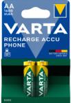 VARTA PHONE AKKUMULÁTOR CERUZA/ AA 1600 MAH BL2 - 58399(2 db/bliszter)