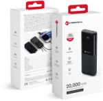 Forcell F-energy P20k1 Power bank / külső akkumulátor / power bank, (PD QC3.0 3A /20W/20 000 mAh) fekete