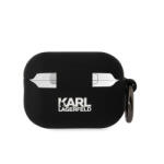 Karl Lagerfeld 3D Logo NFT Karl and Choupette Silicone Apple AirPods Pro 2 tok, fekete (KLAP2RUNKC) - phoner