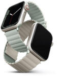 Uniq Revix mágneses szilikon szíj Apple Watch 38/40/41mm, zsálya/bézs (UNIQ-41MM-REVSAGBEG) - phoner