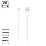 Cellect USB / Lightning töltő- és adatkábel, 2m, fehér (MDCU-IPH-W2M)