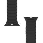 Tactical MagBand Apple Watch 42/44/45/49 mágneses szilikon szíj, fekete (858) - phoner