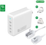 4smarts GaN Flex Pro töltő adapter 4xUSB-C, 200W, fehér (4S544200)