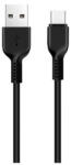 hoco. X20 USB / USB-C töltő- és adatkábel, 3 m, fekete