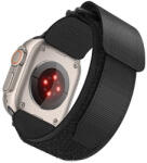  Forcell F-Design FA05 Apple Watch 38/40/41mm nylon szíj, fekete - phoner