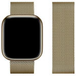 Forcell F-Design FA03 Apple Watch 42/44/45/49mm szíj, arany - phoner