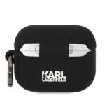 Karl Lagerfeld 3D Logo NFT Karl and Choupette Silicone Apple AirPods Pro tok, fekete (KLAPRUNKC) - phoner