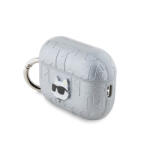 Karl Lagerfeld PU Embossed Choupette Head Apple AirPods Pro 2 tok, ezüst (KLAP2PGCHPS) - phoner