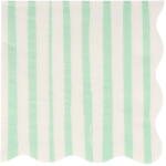 Meri Meri Papír szalvéta szett 16 db-os Mint Stripe - Meri Meri