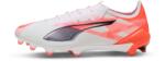 PUMA Ultra 5 Ultimate FG stoplis focicipő, fehér - piros (108159-01)