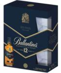 Ballantine's 12 years Blended Scotch DD. + 2 pohár (40%, 0, 7 L)