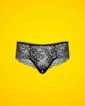 Daring Intimates 76017 - Nyitott fekete bugyi S/M