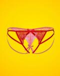 Daring Intimates 76028 - Piros nyitott tanga S/M