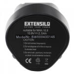 EXTENSILO Akkumulátor Makita BL1013, 10, 8 V, 2, 5 Ah (888400146)