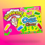 Warheads Ooze Chewz savanyú-gyömölcsös töltött cukorka 99g Szavatossági idő: 2026-04-30 - delfinbuvar