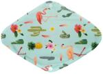  Flamingó mintás kék mosható betét L méretben