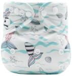  Sellő mintás zsebes mosható pelenka