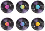 PartyPal Papírtányér 18cm 6db Disco Retro (LUFI248295)