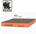 INDASA Burete abraziv Indasa cu două fețe - Medium (Portocaliu) P120-P220 (IN_1040)