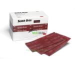 3M 64659 Scotch-Brite Placă de șlefuire flexibilă P360 (Roșu) - 114 x 228 mm (3M64659)