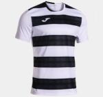 Joma EUROPA VI SHORT SLEEVE T-SHIRT dressz / póló fehér fekete 5XS