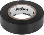 Rebel Elektromos szalag REBEL (0, 13 mm x 19 mm x 10 yard) fekete